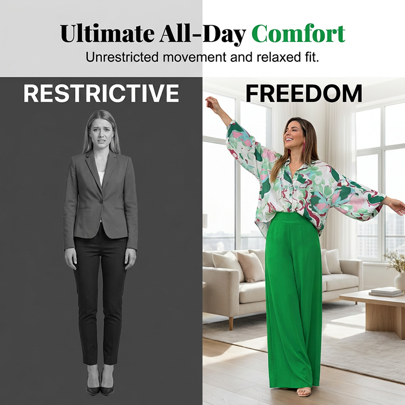 👚 Set bluză cu imprimeu + pantaloni largi pentru femei – stil lejer, confortabil, potrivit pentru orice ocazie. 🌸 Plată la livrare!