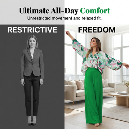 👚 Set bluză cu imprimeu + pantaloni largi pentru femei – stil lejer, confortabil, potrivit pentru orice ocazie. 🌸 Plată la livrare!