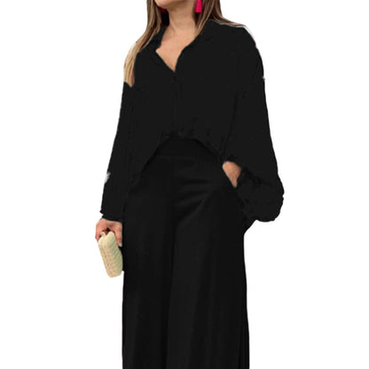 👚 Set bluză cu imprimeu + pantaloni largi pentru femei – stil lejer, confortabil, potrivit pentru orice ocazie. 🌸 Plată la livrare!