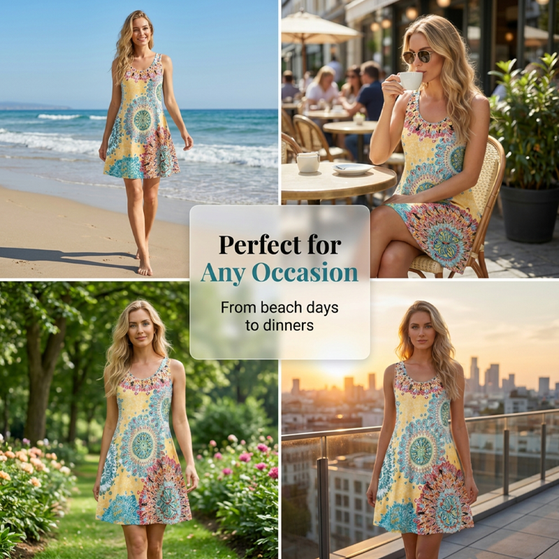 Vaporoasă, ușoară, în linie A – rochia care dansează cu briza verii ☀️👗