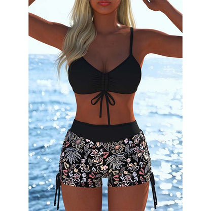 🌈 Set costum de baie colorat, două piese cu fundițe – drăguț, confortabil, perfect pentru vară! 👙 Plată la livrare!