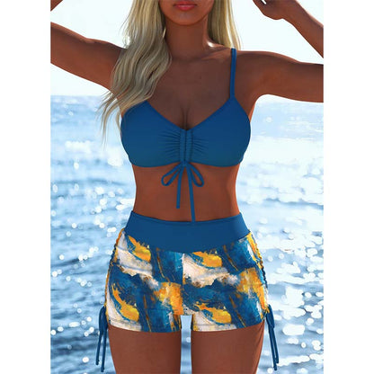 🌈 Set costum de baie colorat, două piese cu fundițe – drăguț, confortabil, perfect pentru vară! 👙 Plată la livrare!