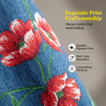 👖 Blugi tip salopetă cu imprimeu floral pentru femei – stil lejer, drăguț, perfect pentru vară! 🌸 Plată la livrare!