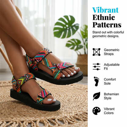👡 Sandale cu platformă pentru femei, cu curele Velcro – confortabile, reglabile, perfecte pentru vară. 🌸 Plată la livrare!