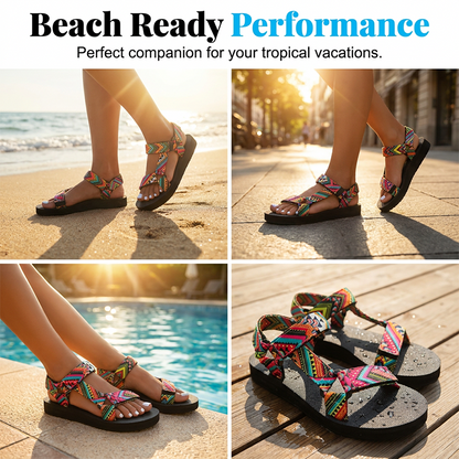 👡 Sandale cu platformă pentru femei, cu curele Velcro – confortabile, reglabile, perfecte pentru vară. 🌸 Plată la livrare!