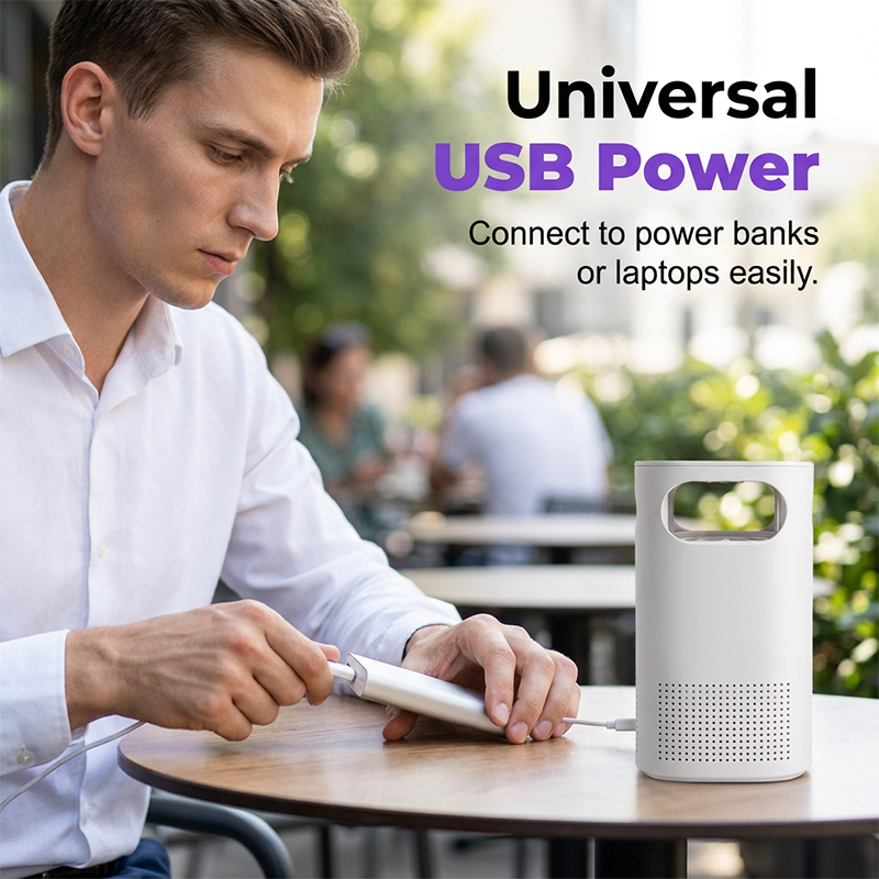💡LAMPĂ ANTIVANJURI USB LED: Protecție fără chimicale. În stoc în România – livrare rapidă!
