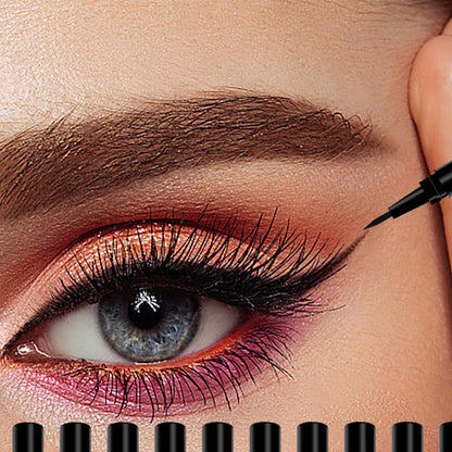 ✨ Eyeliner lichid cu vârf ultra-subțire – desenează linii precise, rezistent la apă. 👁️ Plată la livrare!
