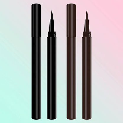 ✨ Eyeliner lichid cu vârf ultra-subțire – desenează linii precise, rezistent la apă. 👁️ Plată la livrare!