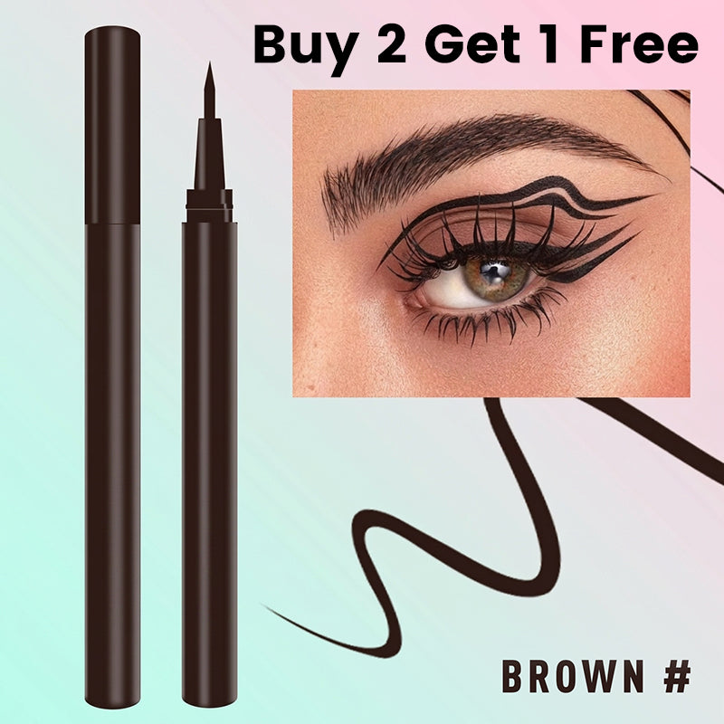 ✨ Eyeliner lichid cu vârf ultra-subțire – desenează linii precise, rezistent la apă. 👁️ Plată la livrare!