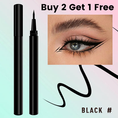 ✨ Eyeliner lichid cu vârf ultra-subțire – desenează linii precise, rezistent la apă. 👁️ Plată la livrare!