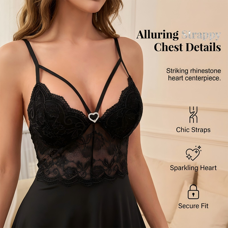 😍❤️ Rochiță de noapte tip cămașă – sexy și confortabilă!