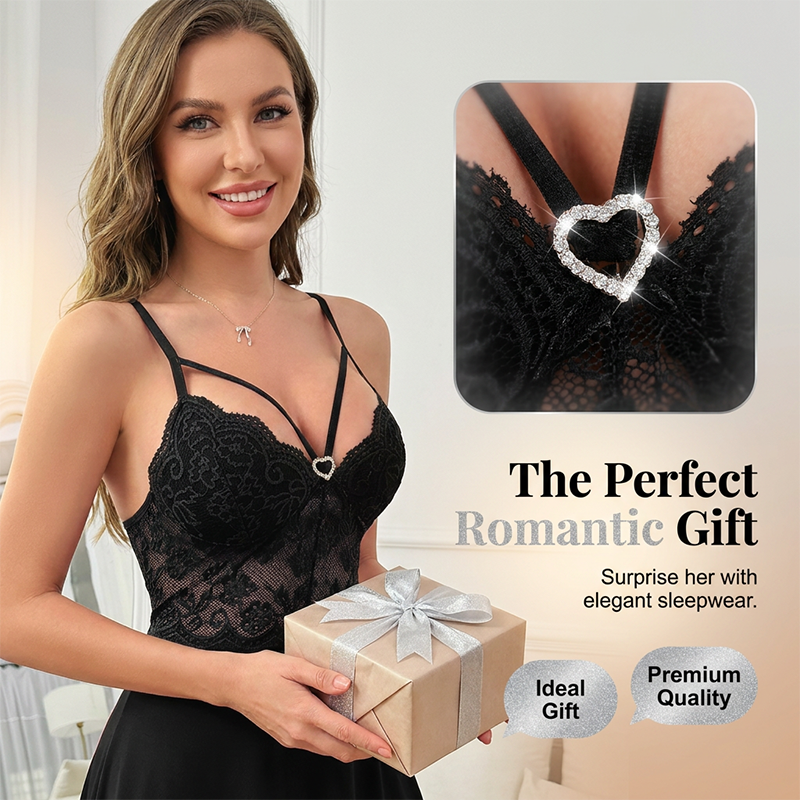 😍❤️ Rochiță de noapte tip cămașă – sexy și confortabilă!