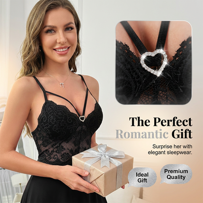 😍❤️ Rochiță de noapte tip cămașă – sexy și confortabilă!