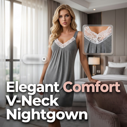 😍 Rochiță de noapte cu dantelă + decolteu în V – Senzuală și feminină. Click rapid!