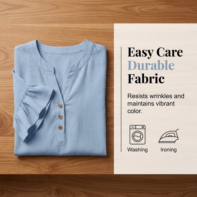 ✨ Decolteu în V, culoare uni, stil casual – bluza pe care o vei purta în fiecare săptămână.