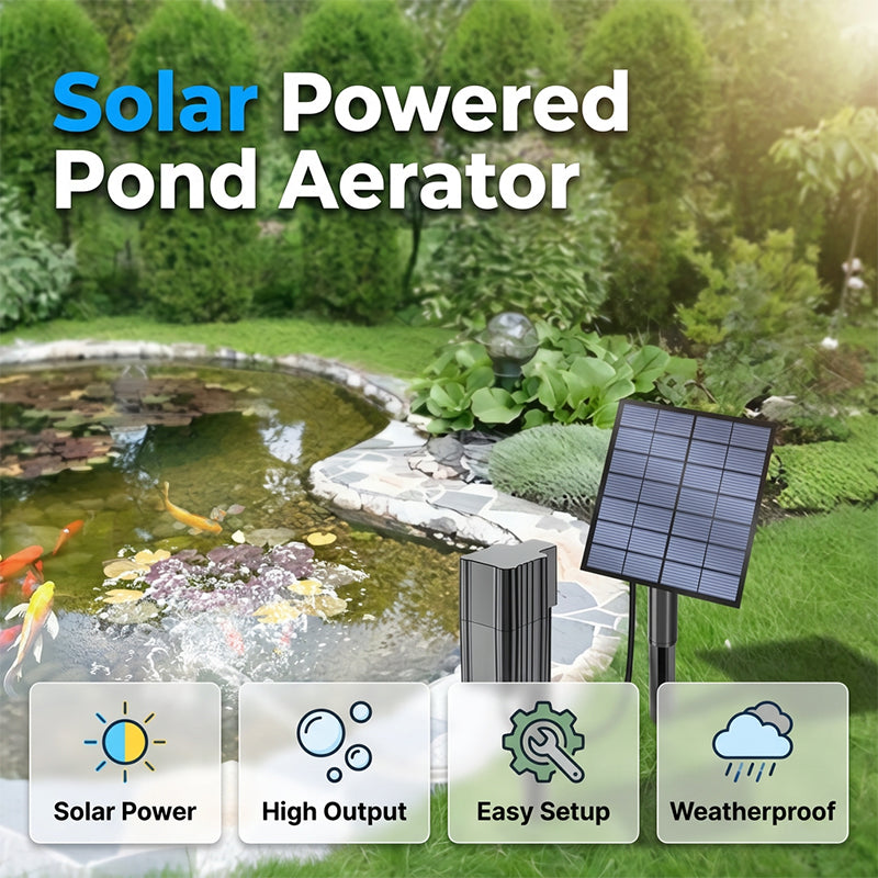 ☀️ Aerare gratuită cu soarele – oxigen pentru lacul tău, zero electricitate! 🇷🇴💨