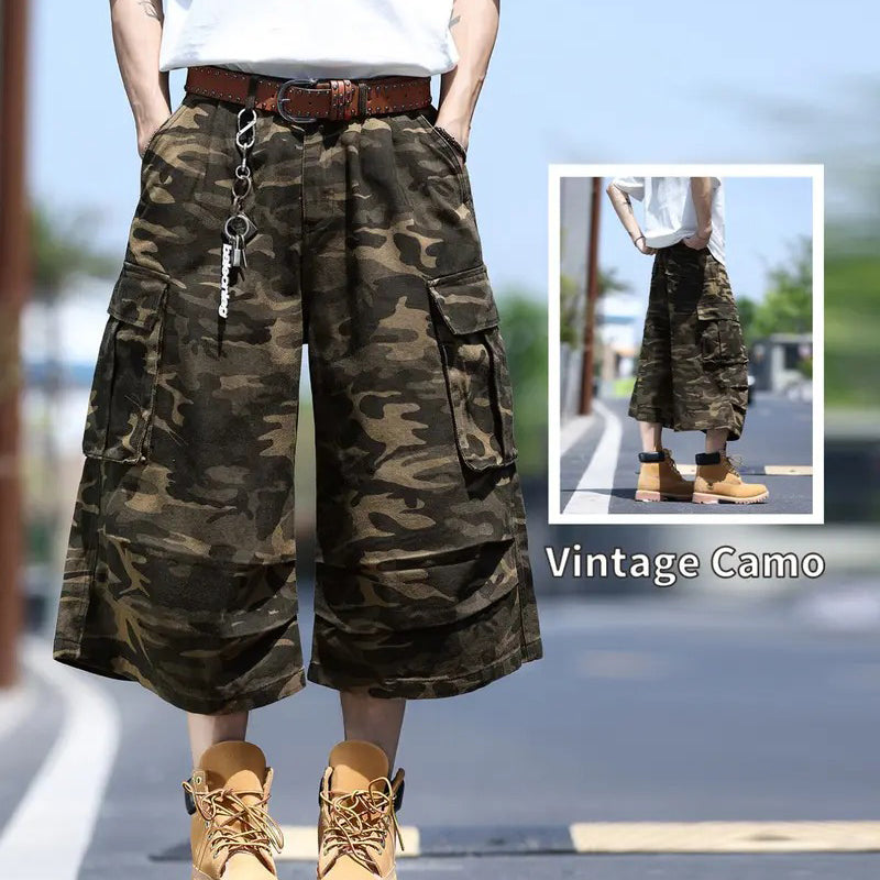 ⛺️ Șorturi cargo camuflate – unisex, comozi și în tendințe! 😎