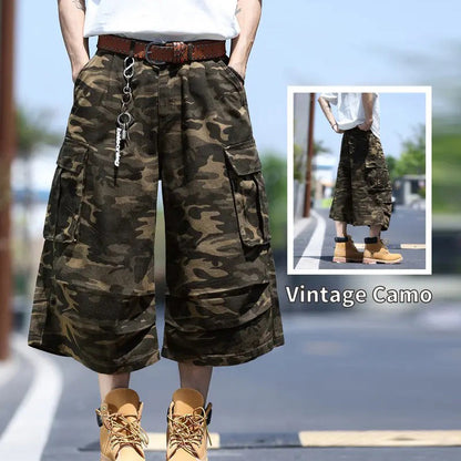 ⛺️ Șorturi cargo camuflate – unisex, comozi și în tendințe! 😎