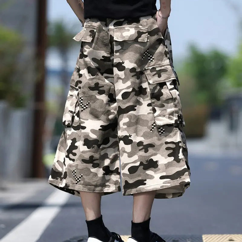 ⛺️ Șorturi cargo camuflate – unisex, comozi și în tendințe! 😎