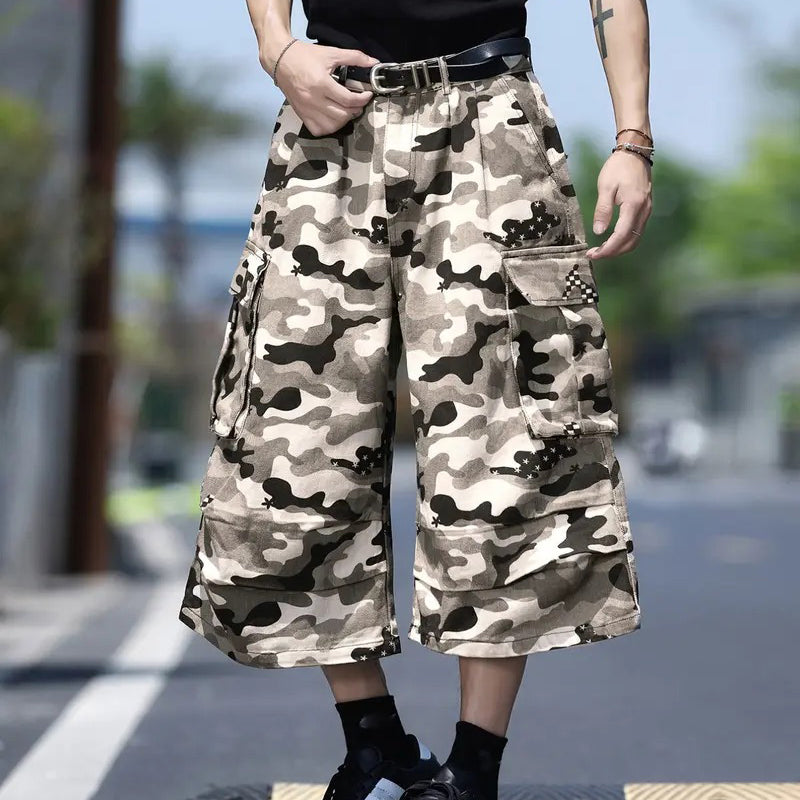 ⛺️ Șorturi cargo camuflate – unisex, comozi și în tendințe! 😎