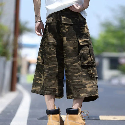 ⛺️ Șorturi cargo camuflate – unisex, comozi și în tendințe! 😎