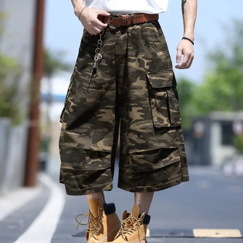 ⛺️ Șorturi cargo camuflate – unisex, comozi și în tendințe! 😎