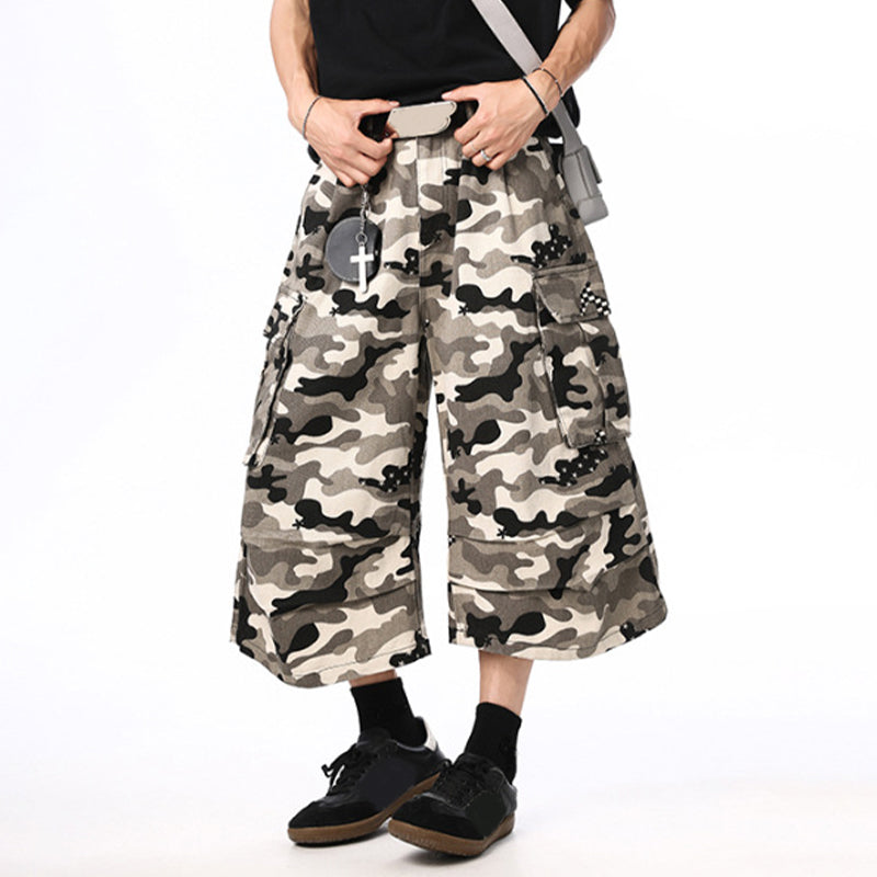 ⛺️ Șorturi cargo camuflate – unisex, comozi și în tendințe! 😎
