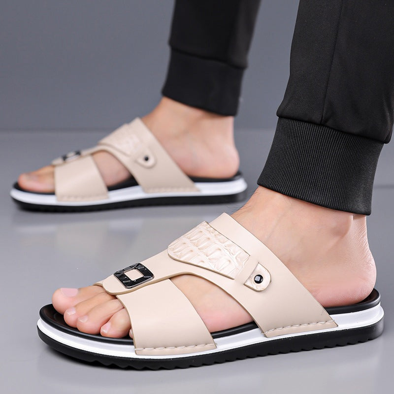 👞 Sandale bărbați piele ecologică – ușoare, comode toată ziua. ✅ Plată la livrare. Adaugă în coș