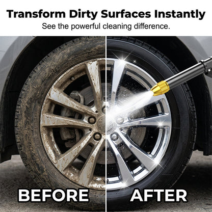 💧 Transformă furtunul într-un curățător puternic! Set duze de înaltă presiune cu generator de spumă. 🔧 Plată la livrare!