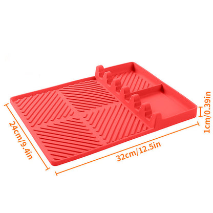 🔥 Adio grătar unsuros pe blat! Covoraș silicon anti‑scurgere, cu spații pentru ustensile – blatul lateral rămâne curat. ✅ Plătești la livrare. Comandă acum!