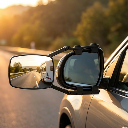 🚗 Vezi tot ce tractezi, fără unghiuri moarte! Oglindă laterală extensibilă și reglabilă pentru remorcă – siguranță maximă la manevre. ✅ Plătești la livrare. Comandă acum!
