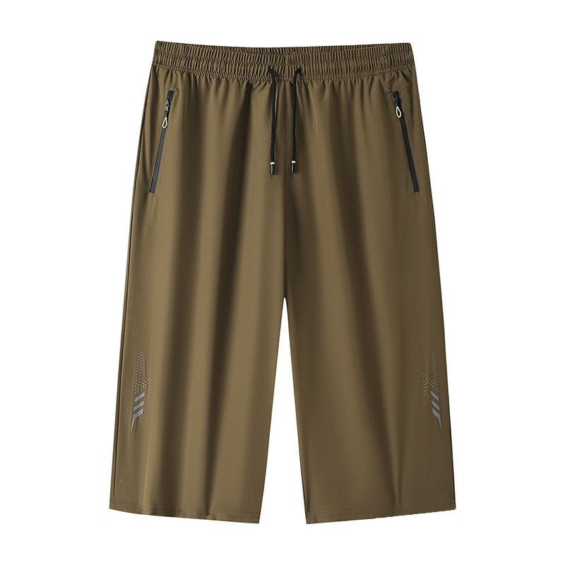 📢 REDUCERE 40%! ⏰ Pantaloni scurți 3/4 pentru bărbați, cu uscare rapidă, tip jogger – comozi, perfecți pentru vară! ✅ Plată la livrare!