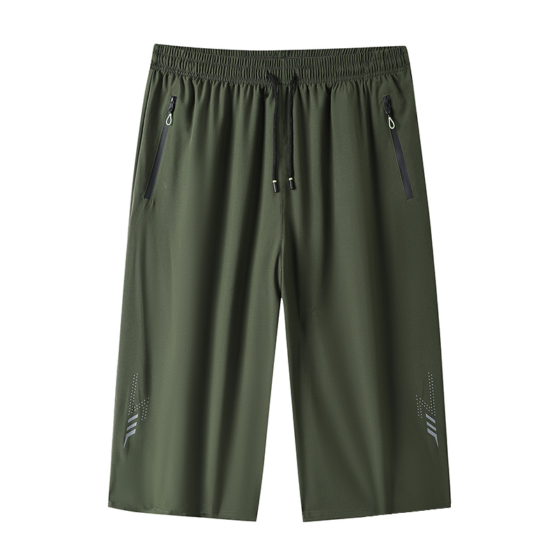 📢 REDUCERE 40%! ⏰ Pantaloni scurți 3/4 pentru bărbați, cu uscare rapidă, tip jogger – comozi, perfecți pentru vară! ✅ Plată la livrare!