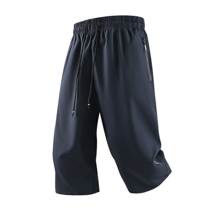 📢 REDUCERE 40%! ⏰ Pantaloni scurți 3/4 pentru bărbați, cu uscare rapidă, tip jogger – comozi, perfecți pentru vară! ✅ Plată la livrare!