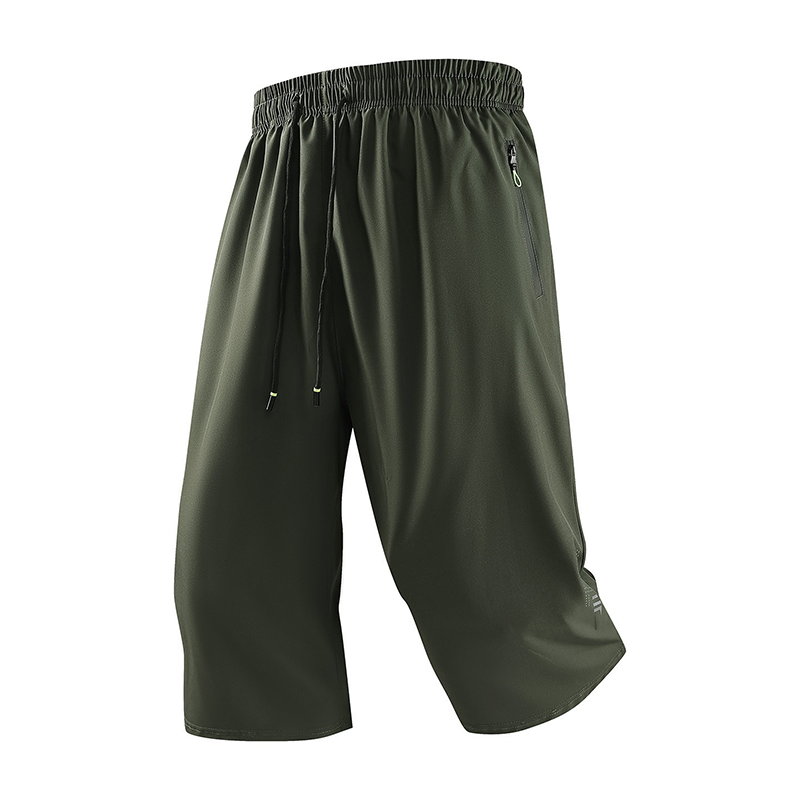 📢 REDUCERE 40%! ⏰ Pantaloni scurți 3/4 pentru bărbați, cu uscare rapidă, tip jogger – comozi, perfecți pentru vară! ✅ Plată la livrare!