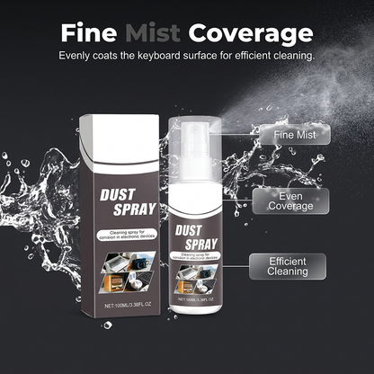 🧼 Tastatura ta e un magnet de bacterii? Spray cu ceață fină – curățare profundă, fără riscuri. 💻