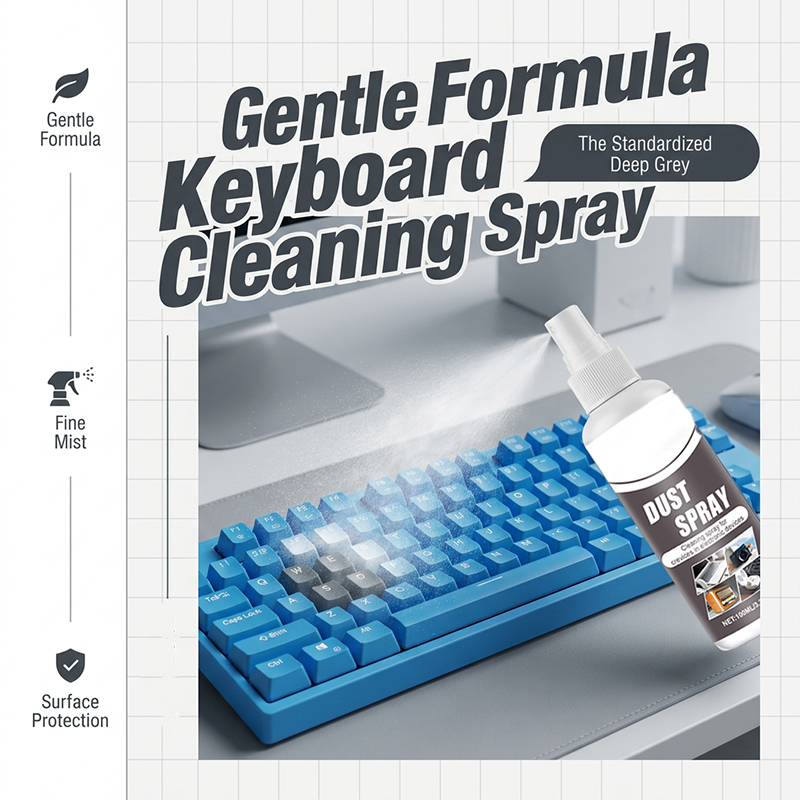 🧼 Tastatura ta e un magnet de bacterii? Spray cu ceață fină – curățare profundă, fără riscuri. 💻