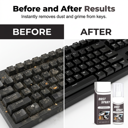 🧼 Tastatura ta e un magnet de bacterii? Spray cu ceață fină – curățare profundă, fără riscuri. 💻