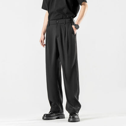 🔥 Pantaloni bărbați din mătase de gheață – respirabili, ușori, nu se șifonează. Perfect pentru birou, plimbări sau vacanțe. ✅ Plată la livrare!